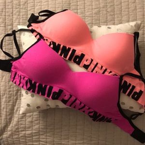 Pink and Peach Sports Bras